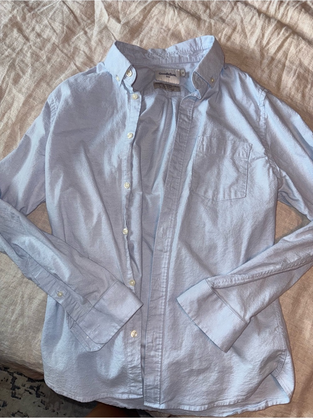 Goodfellow & Co Pale Blue Button-Down Oxford Shirt